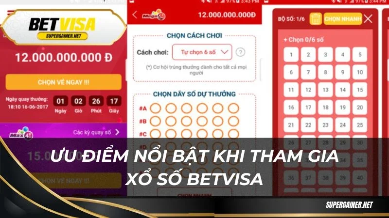 Xổ số Betvisa Ưu điểm nổi bật khi tham gia xổ số Betvisa